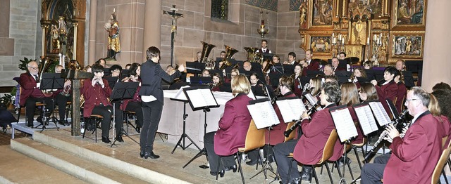Forchheim. Der Musikverein bei der Auffhrung des Kirchenkonzert.  | Foto: Roland Vitt