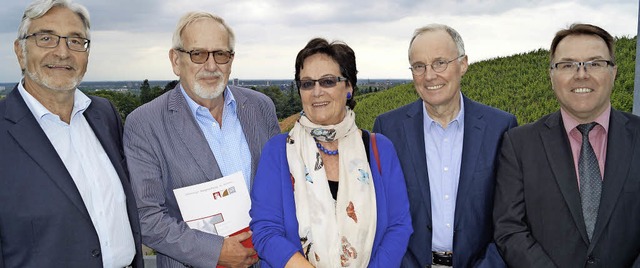 Vorstand und Geschftsfhrung der Offe...m, Christoph Jopen und Hans-Peter Kopp  | Foto: Christine Storck