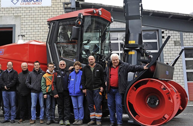 Die mchtige Schmidt Supra 4002 aus St...Gotthard fr schneefreie Passstraen.   | Foto: Aebi Schmidt