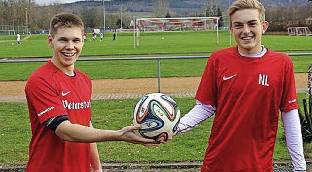 Nicht nur fr den FV Ettenheim am Ball... Linus Enderle (links) und Nico Lauck.  | Foto: Klaus Schade