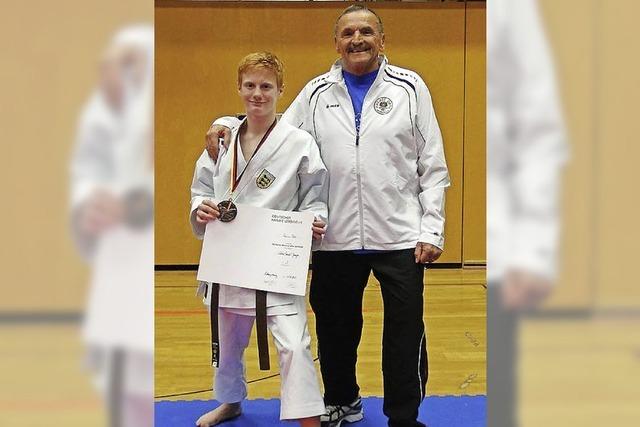 Bronzemedaille fr Karateka Marius Werz