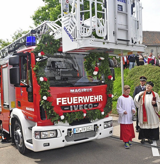 Der Kauf der Drehleiter (das Foto zeig...tion der Gemeinde im ersten Halbjahr.   | Foto: Stefan Pichler