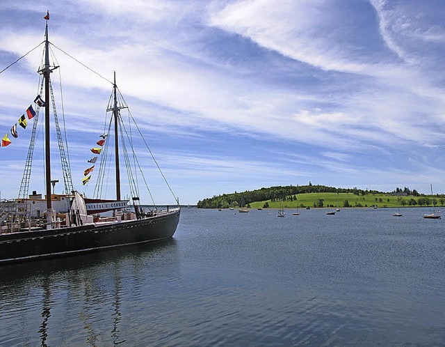 Unseco-Weltkulturerbe: Lunenburg, die lteste deutsche Siedlung  auf Nova Scotia  | Foto: Gina Kutkat (2)/MDF (1)