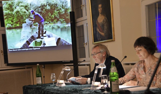 Thema/Titel: Wald, Feld, Fluss - Von M... Teningen (von links) im Alten Rathaus  | Foto: Marius Alexander