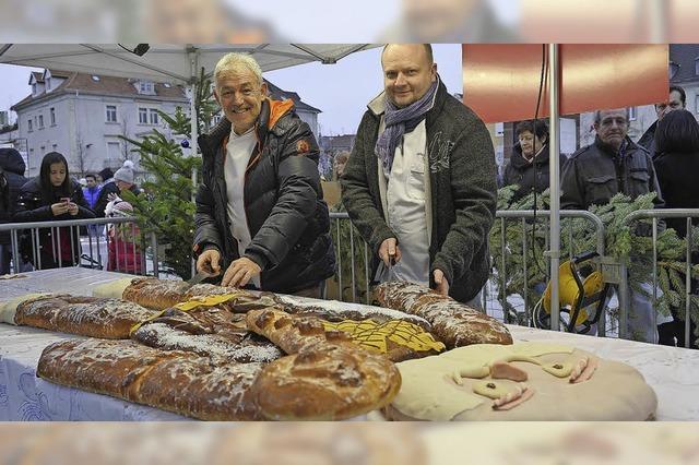 Mit Glhwein und Schwedenfeuer