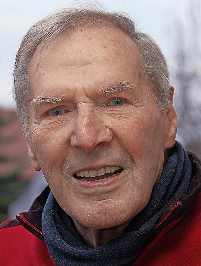 Klaus Graf, der in Kuhbach lebt, wird morgen 90 Jahre alt.   | Foto: W. Beck