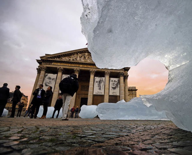 Dem Klima ist es egal, was in Paris en...land kann man beim Schmelzen zusehen.   | Foto: dpa