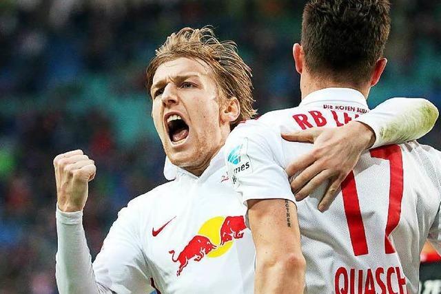 Drei Treffer in fnf Minuten: Leipzig dreht Spiel gegen Duisburg