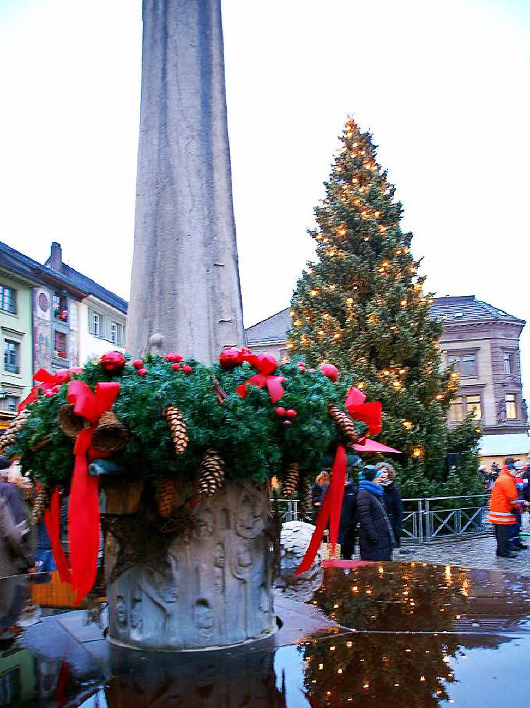 Der Bad Sckinger Weihnachtsmarkt war stimmungsvoll und gut besucht.