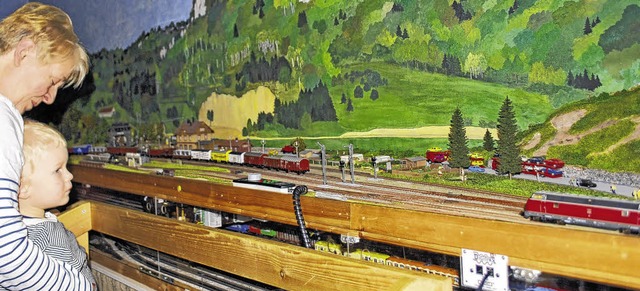 Die Modellbahnausstellung der Eisenbah...naueschingen begeistert die Besucher.   | Foto: Anne Teufel