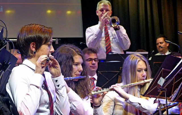 Mit Leichtigkeit  beherrscht der Musik... Degerfelden sein breites Repertoire.   | Foto: Ingrid Arndt