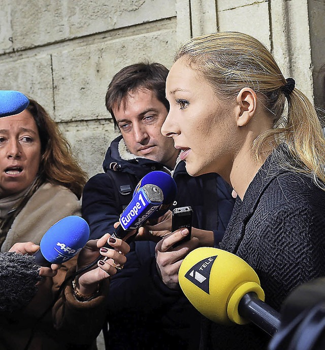 Marchal-LePen trat als Spitzenkandida...Provence-Alpes-Ctes-d&#8217;Azur an.   | Foto: AFP