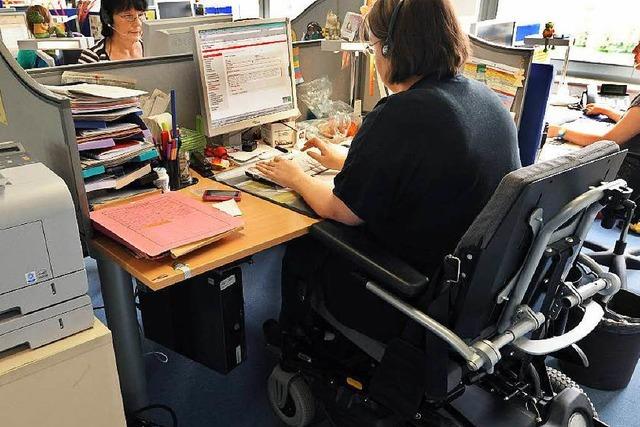 Beschäftigung von Behinderten: Land nur Mittelmaß