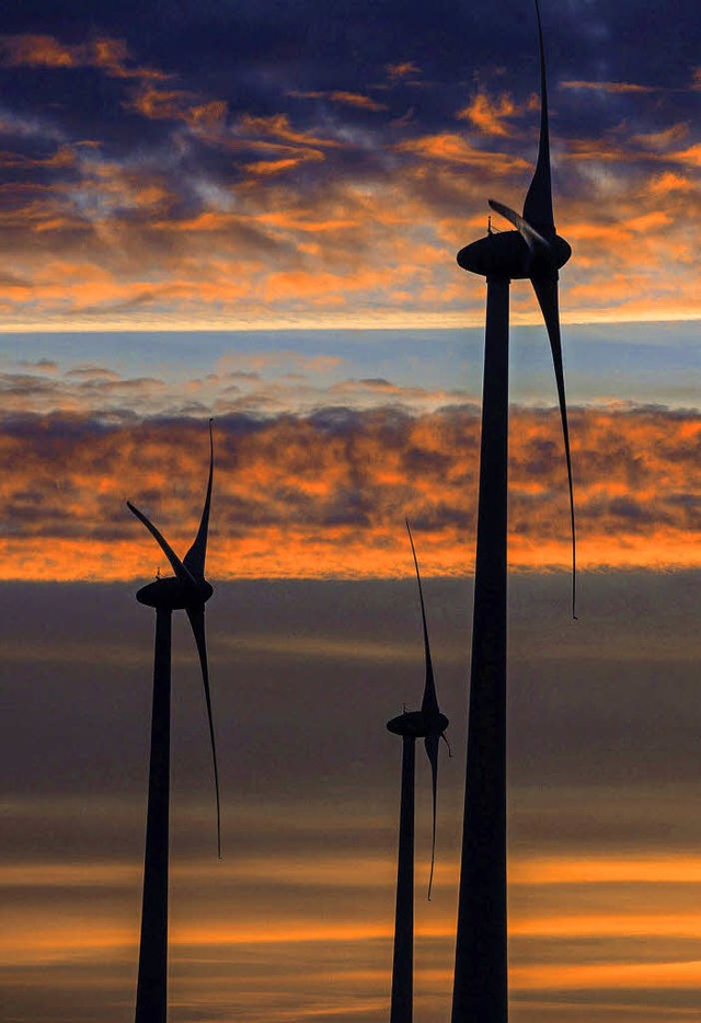 Umstritten: Zustzliche Windrder in der Region   | Foto: Dpa