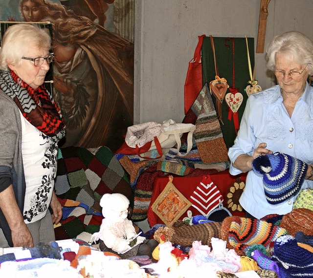 Einen Bazar, an dem nach dem Patrozini...die Kontaktdienstgruppe eingerichtet.   | Foto: Roswitha Klaiber