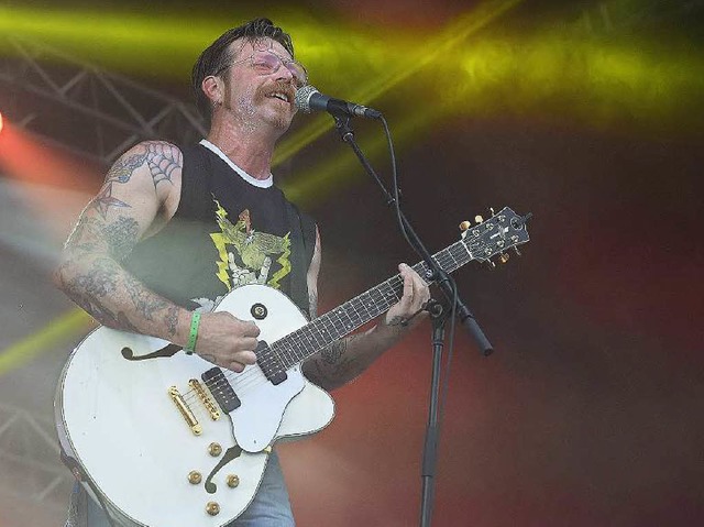 &#8222;Eagles of Death Metal&#8220;-Snger Jesse Hughes (Archivbild).  | Foto: dpa