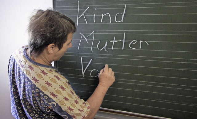 Deutschunterricht ist fr die Asylbewerber extrem wichtig.  | Foto: Symbolfoto:Patrik Mller