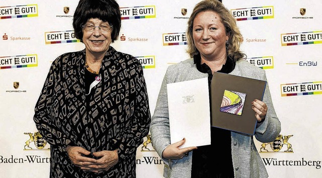 Ausgezeichnet beim Ehrenamtspreis des ...e Vorsitzende Elena Denisova-Schmidt.   | Foto: Volker Knopf