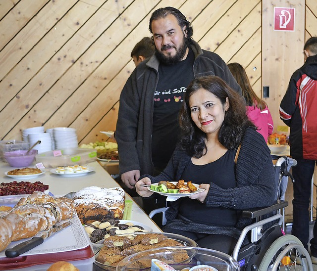 <BZ-FotoAnlauf>Helferkreis Wieden:</BZ...it den im Dorf lebenden Flchtlingen.   | Foto: Paul Berger