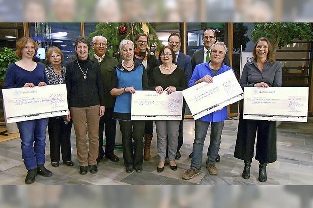 Spenden für sechs Freiburger Projekte