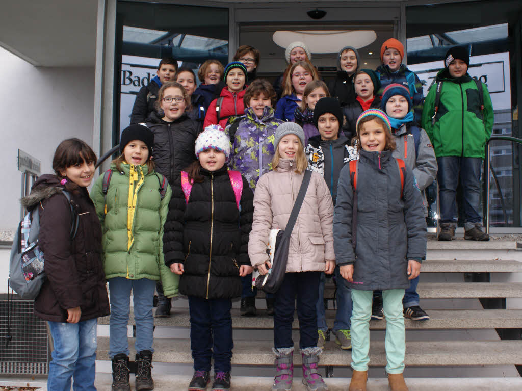 Klasse 4e der Rheinschule aus Neuenburg-Grießheim Klasse 4e der Rheinschule aus Neuenburg-Grießheim