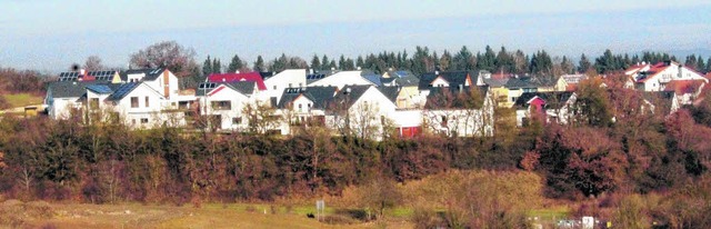 Im Brunlinger Baugebiet Rslebuck sind nur noch zwei freie Baupltze.    | Foto: Dagobert Maier