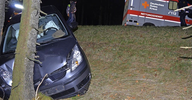 Unfall bei der B 500  | Foto: Martin Ganz