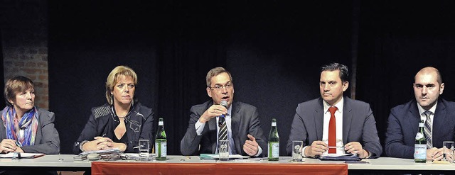 Unter den Parteipolitikern lie Landra...weiter von rechts MdB Johannes Fechner  | Foto: Markus Zimmermann