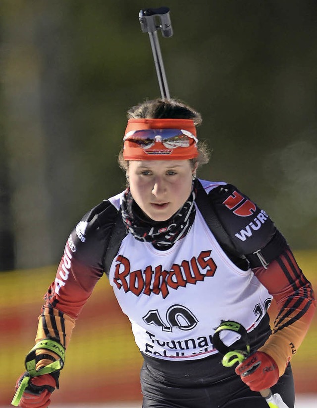 Eine Kandidatin fr die Junioren-WM: Biathletin Christin Maier vom SC Urach  | Foto: seeger