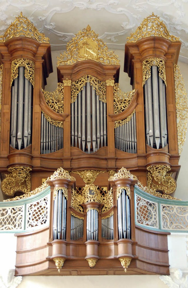 Orgel in der Pfarrkirche St. Trudpert in Mnstertal.   | Foto: Markus Donner