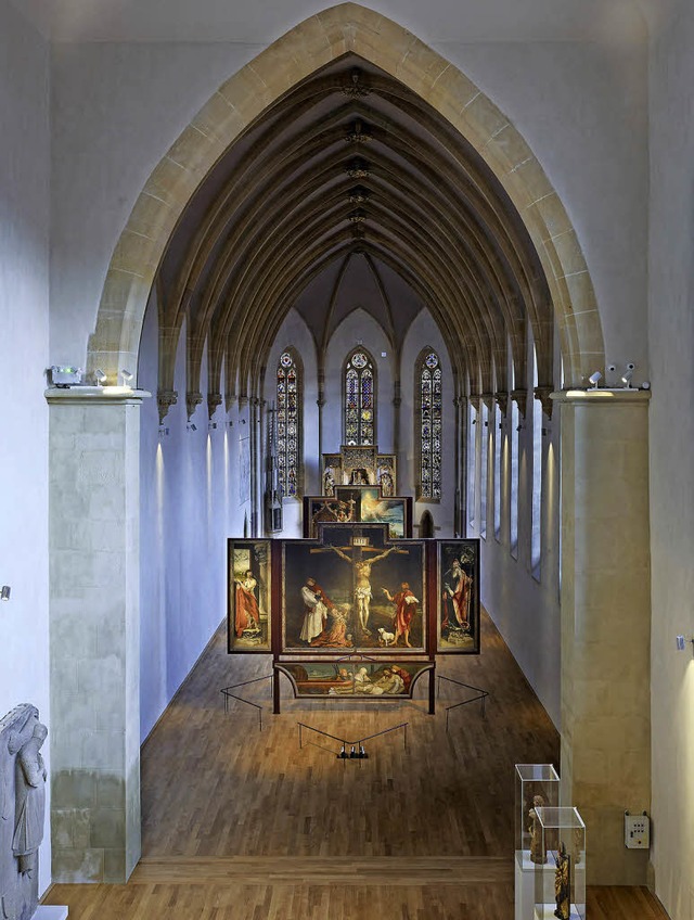 Auf einem neuen Eichenboden gebettet: ...enheimer Altar von Matthias Grnewald   | Foto: Muse Unterlinden
