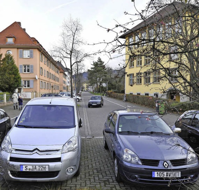 Bislang gibt es in der &#8222;oberen B...inheimische ihre Fahrzeuge abstellen.   | Foto: Thomas Kunz