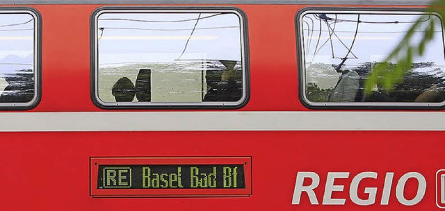 Der Regionalexpress am Morgen kommt frher in Basel  an.   | Foto: Patrik Mller