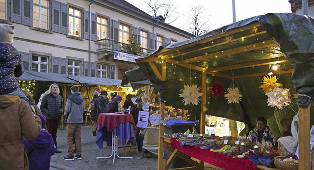 Die Ausstellung lockte viele Weihnachtsmarktbesucher auch ins Rathaus.   | Foto: Volker Mnch