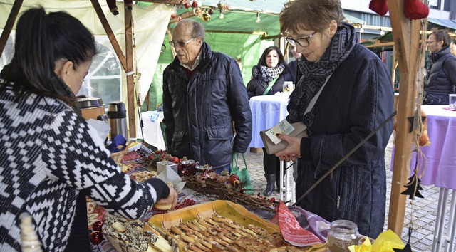 Selbstgebackenes lie sie Kasse klingeln.   | Foto: Sigrid Umiger