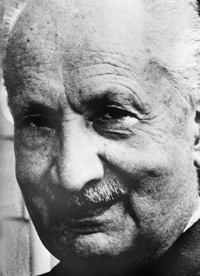 Martin Heidegger (1889 bis 1976)  | Foto: dpa