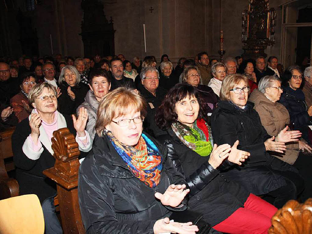 Das Benefizkonzert begeisterte die Menschen in der St. Margarethenkirche.