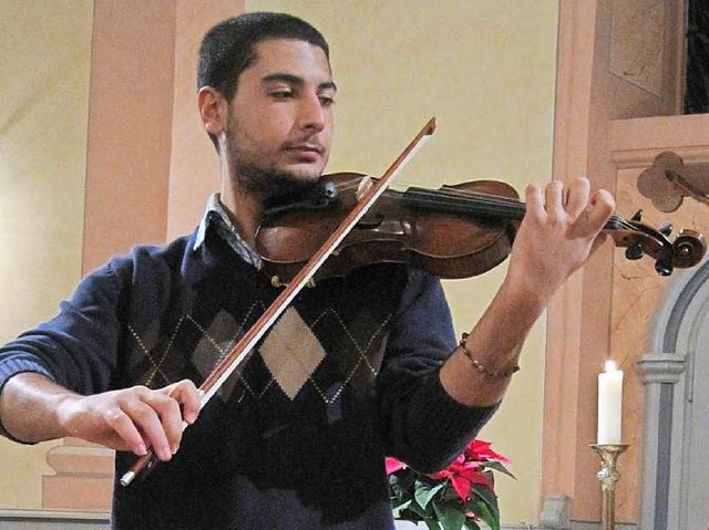 Rami Basisah hat in Syrien Musik studiert.  | Foto: Privat