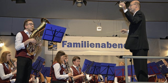 Sorgte mit seinem Tenorhorn fr einen ...s unter Leitung von Michiel Osterkamp.  | Foto: Benedikt Sommer