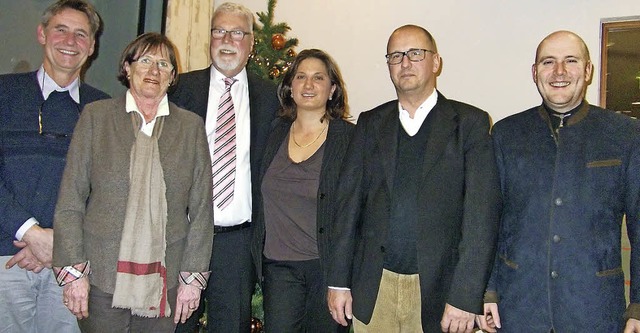 Beim Verkehrsverein (von links): Rolf ...er, Michael Graubener und Thomas Huber  | Foto: privat