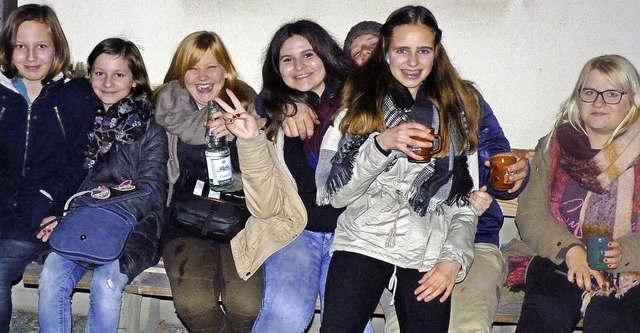Auch die Jugend mag&#8217;s  gesellig beim Bergadvent in Ried.   | Foto: sonja eiche