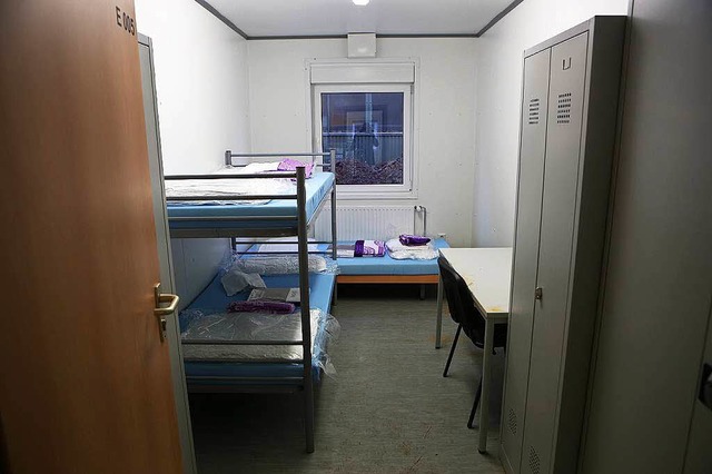 Alle Zimmer sind derzeit fr eine Belegung mit drei Personen ausgelegt.  | Foto: Christoph Breithaupt