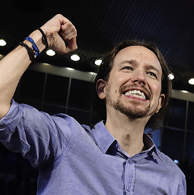 Pablo Iglesias von Podemos  | Foto: AFP