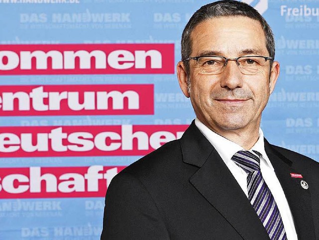 Entlastet: Johannes Ullrich, Prsident der Handwerkskammer Freiburg.  | Foto: HWK