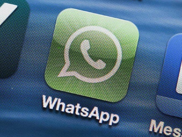 Der Messaging-Dienst WhatsApp wird  | Foto: dpa