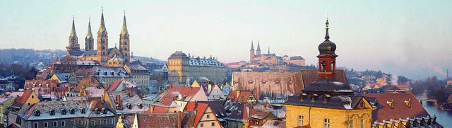 Eine Stadt, in der im wahrsten Sinne d... auf die historische Altstadt Bambergs  | Foto: Archiv des Bamberg Tourismus &amp; Kongress Service