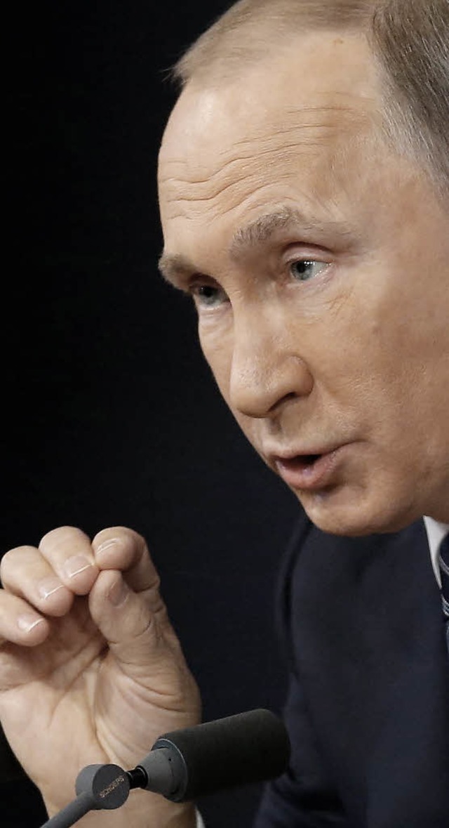 Wenn er spricht, hrt Russland gebannt zu: Wladimir Putin  | Foto: dpa