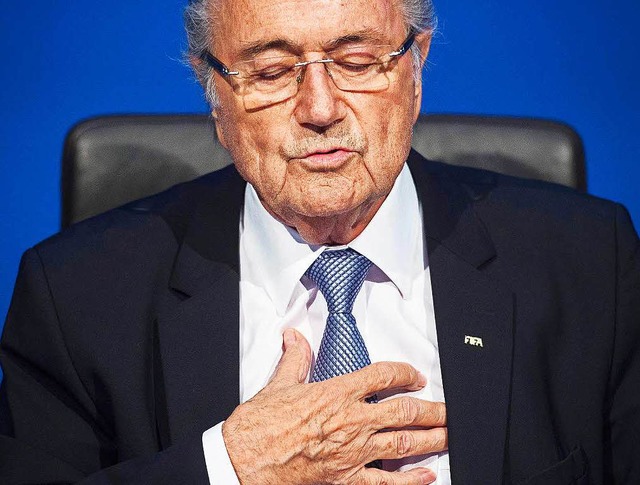 Die Unschuld in Person? Fifa-Chef Joseph Blatter   | Foto: dpa