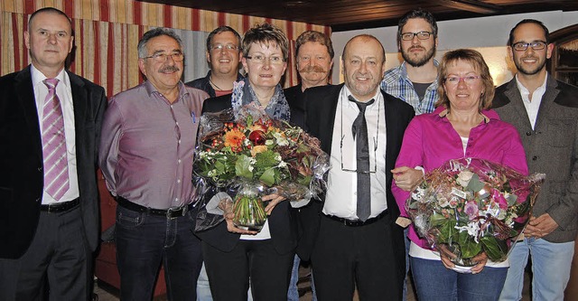 Die neugewhlten Mitglieder des Vorsta...athilde Baschnagel und  Florian Staub   | Foto: Evamarie Kurfess