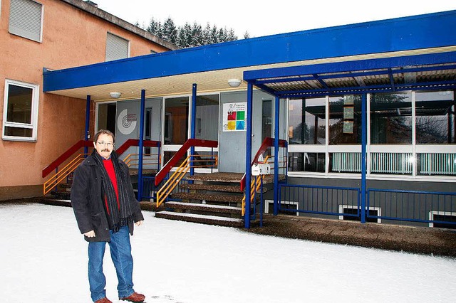 Alfred Schleimer darf sich freuen: Jet...ischen Kindergarten in Sulz einziehen.  | Foto: Heidi Foessel